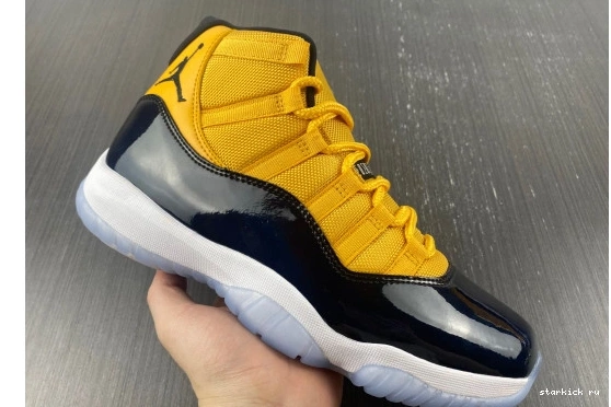 AJ11 yellow black Jordan Air and 11 0312